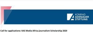 Konrad Adenauer Stiftung Media Africa Journalism Stipendium 2020